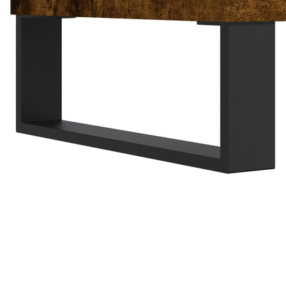 Highboard Smoked Oak 69,5x34x180 cm Engineered Wood