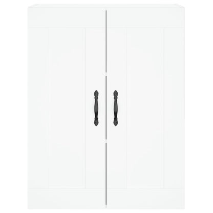 Highboard White 69.5x34x180 cm Engineered Wood