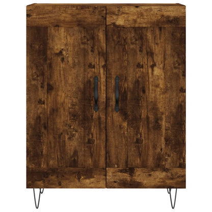 Highboard Smoked Oak 69.5x34x180 cm Engineered Wood