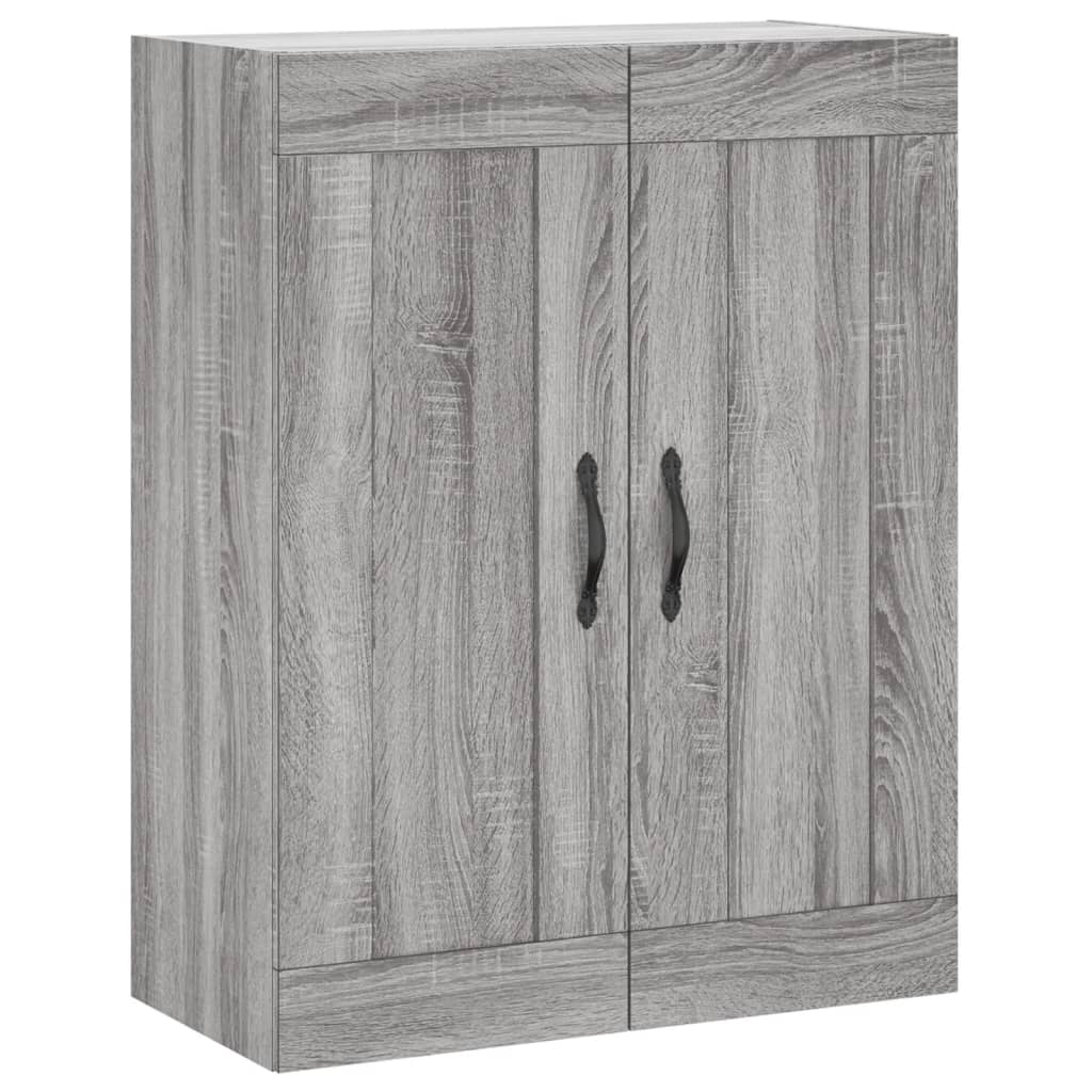 Highboard Grey Sonoma 69,5x34x180 cm Engineered Wood
