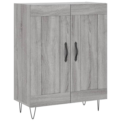 Highboard Grey Sonoma 69,5x34x180 cm Engineered Wood