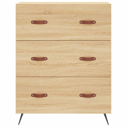 Highboard Sonoma Oak 69.5x34x180 cm Engineered Wood