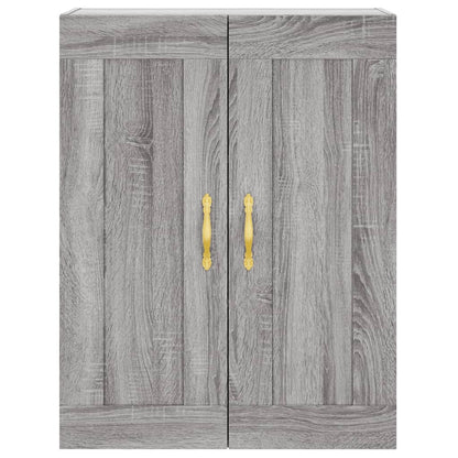 Highboard Grey Sonoma 69.5x34x180 cm Engineered Wood