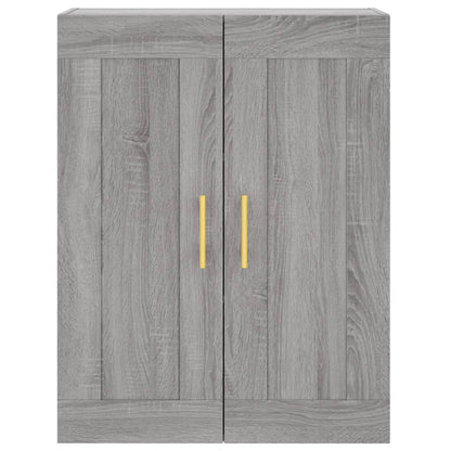 Highboard Grey Sonoma 69,5x34x180 cm Engineered Wood
