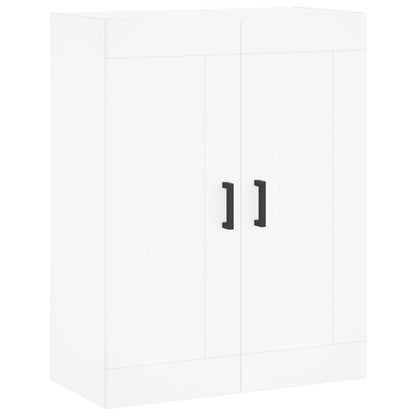 Highboard White 69,5x34x180 cm Engineered Wood