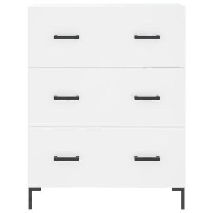 Highboard White 69.5x34x180 cm Engineered Wood