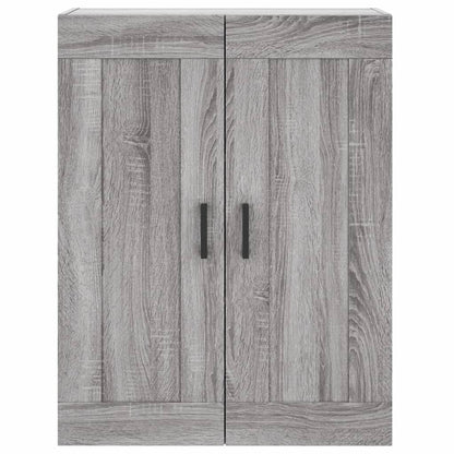 Highboard Grey Sonoma 69,5x34x180 cm Engineered Wood