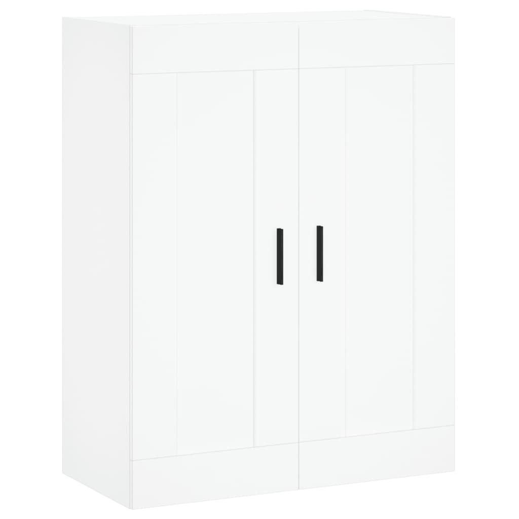 Highboard White 69,5x34x180 cm Engineered Wood
