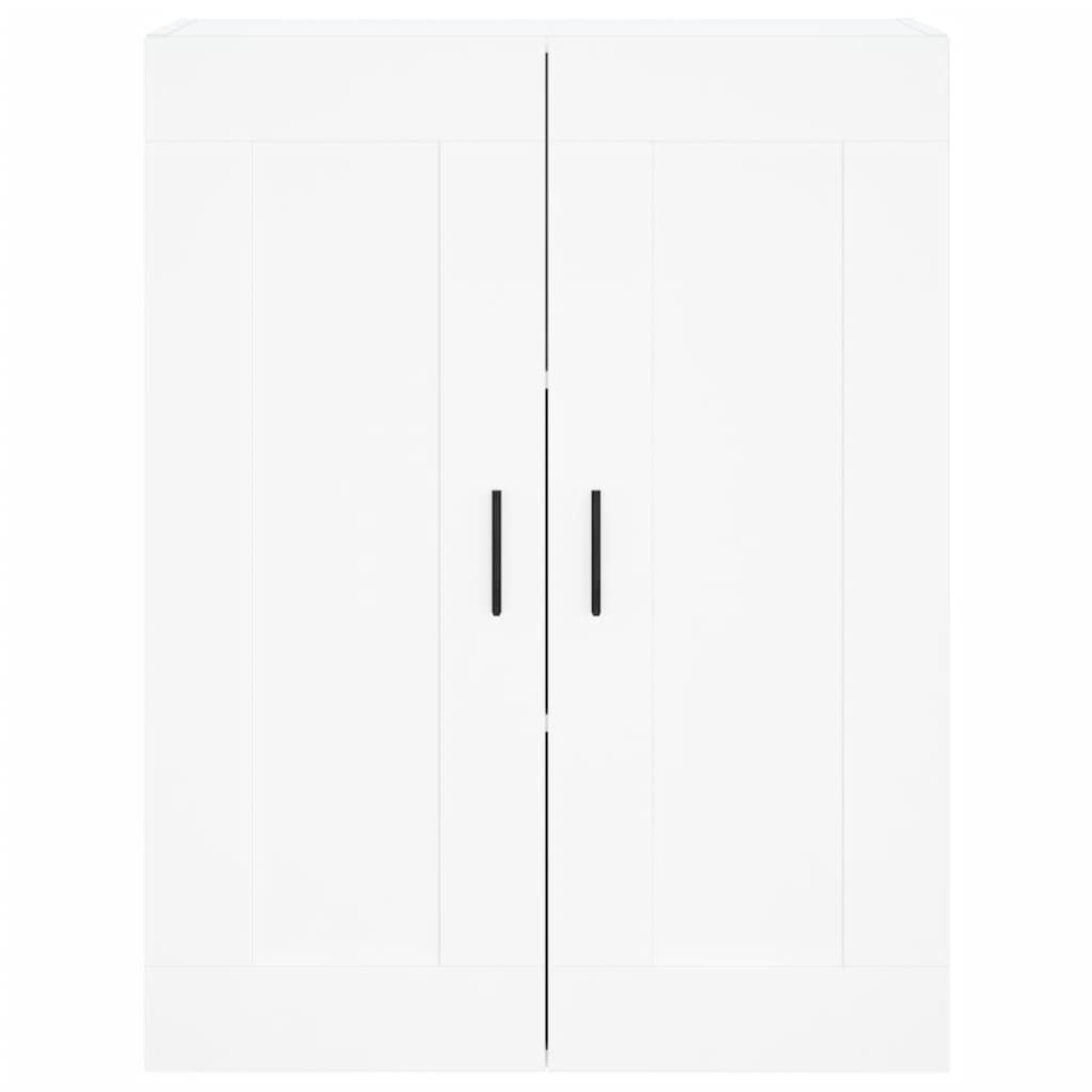 Highboard White 69,5x34x180 cm Engineered Wood