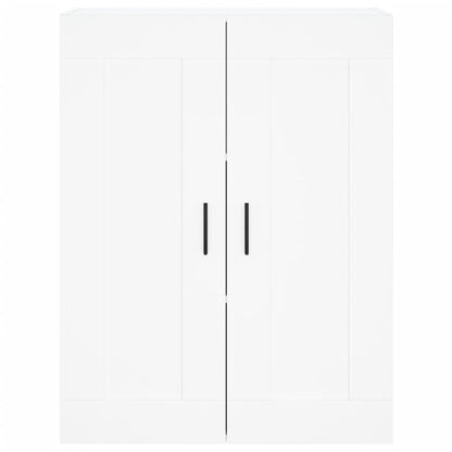Highboard White 69,5x34x180 cm Engineered Wood