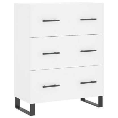 Highboard White 69,5x34x180 cm Engineered Wood