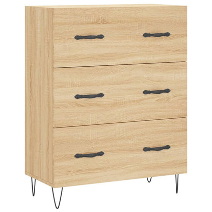 Highboard Sonoma Oak 69,5x34x180 cm Engineered Wood