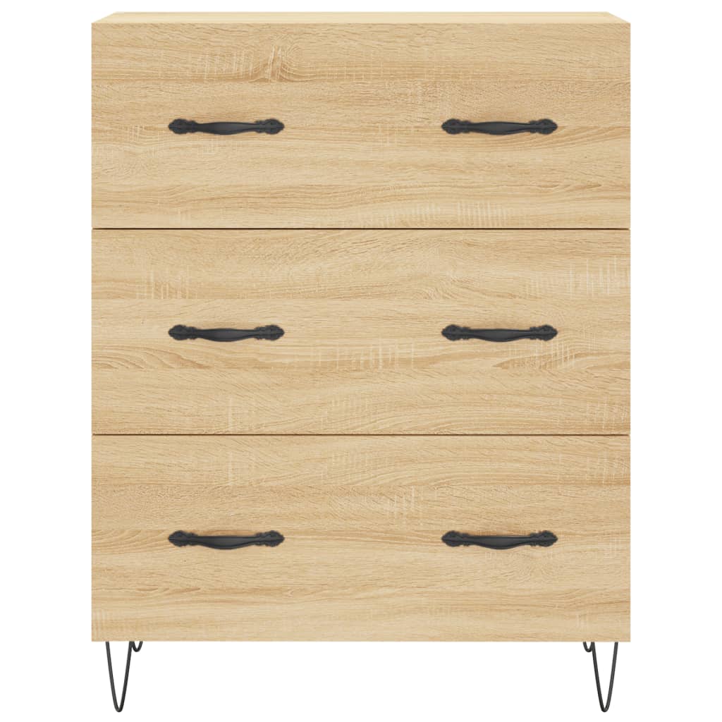 Highboard Sonoma Oak 69,5x34x180 cm Engineered Wood