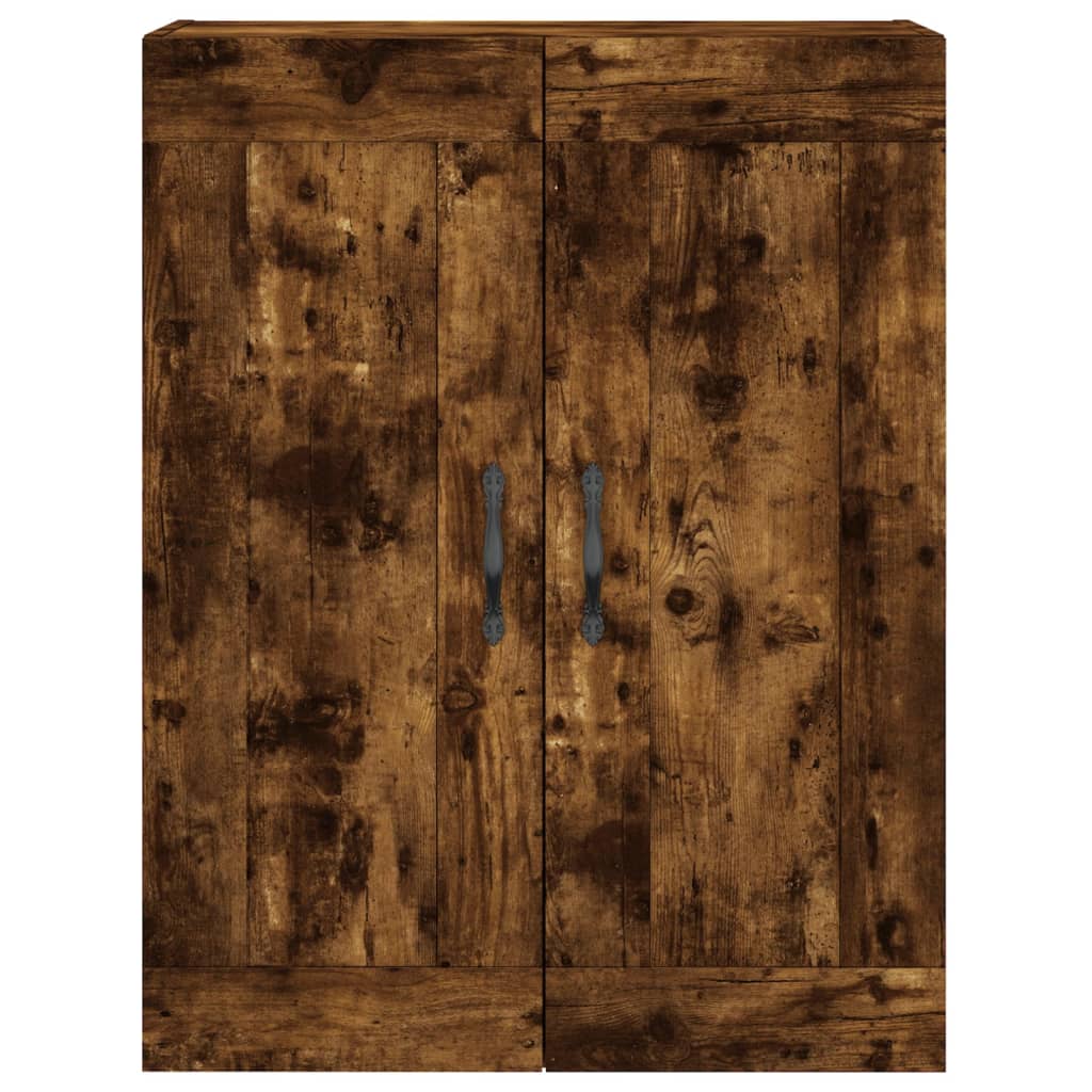 Highboard Smoked Oak 69,5x34x180 cm Engineered Wood
