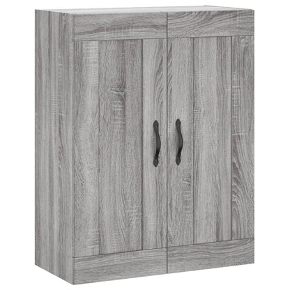 Highboard Grey Sonoma 69,5x34x180 cm Engineered Wood