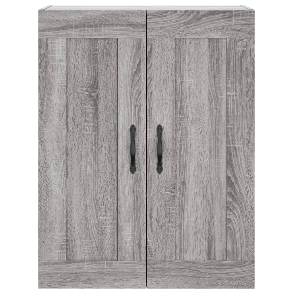 Highboard Grey Sonoma 69,5x34x180 cm Engineered Wood