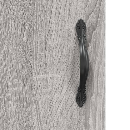 Highboard Grey Sonoma 69,5x34x180 cm Engineered Wood