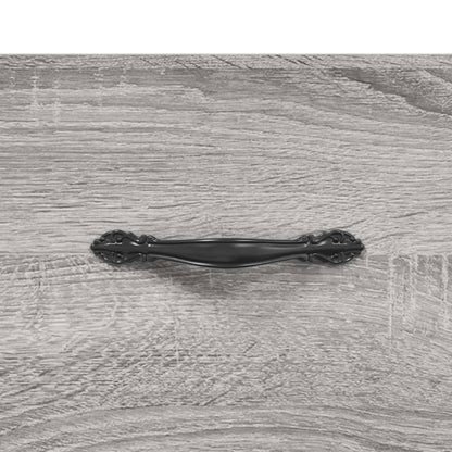 Highboard Grey Sonoma 69,5x34x180 cm Engineered Wood