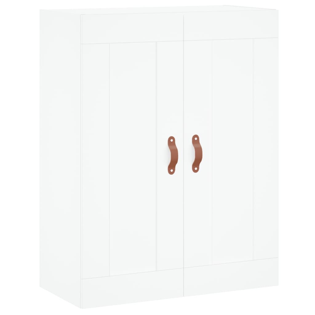 Highboard White 69.5x34x180 cm Engineered Wood