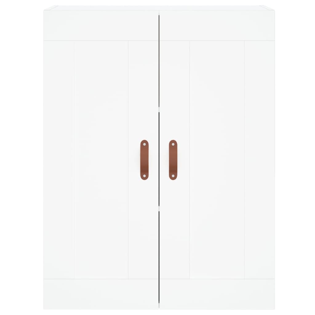 Highboard White 69.5x34x180 cm Engineered Wood