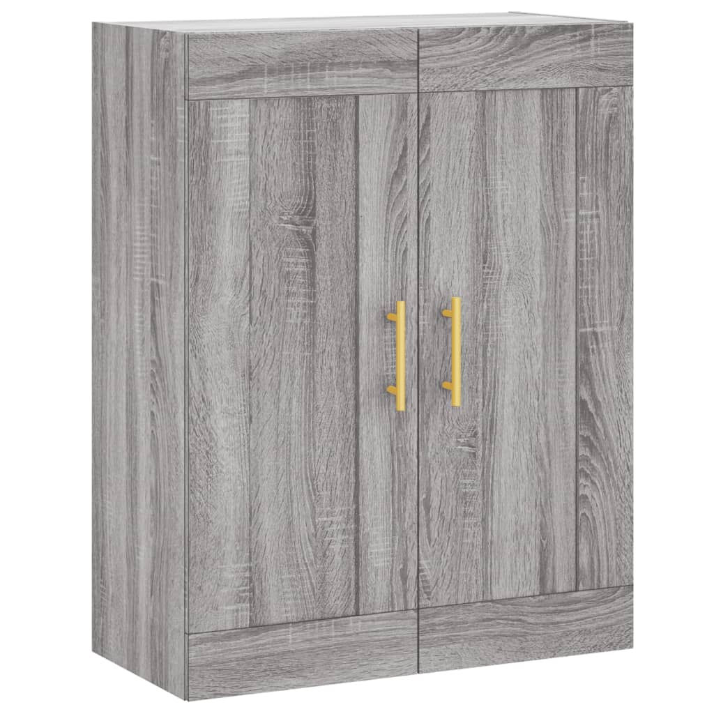 Highboard Grey Sonoma 69,5x34x180 cm Engineered Wood