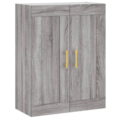 Highboard Grey Sonoma 69,5x34x180 cm Engineered Wood