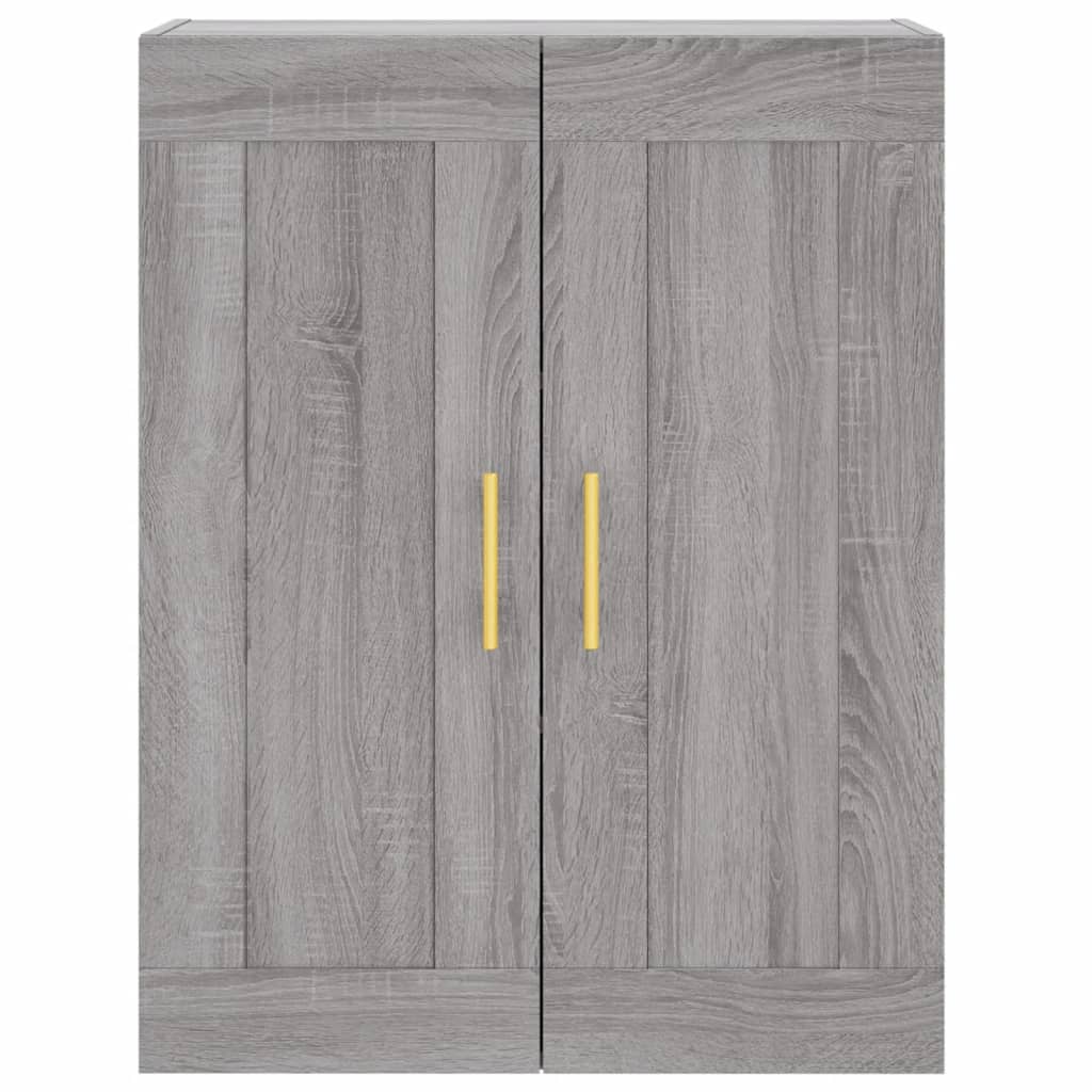 Highboard Grey Sonoma 69,5x34x180 cm Engineered Wood