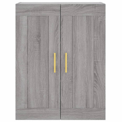 Highboard Grey Sonoma 69,5x34x180 cm Engineered Wood