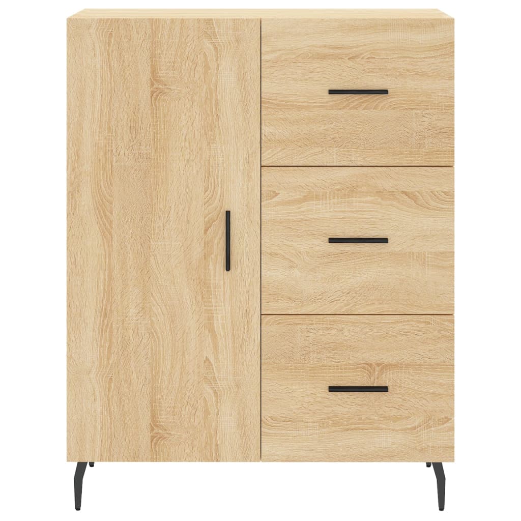Highboard Sonoma Oak 69,5x34x180 cm Engineered Wood