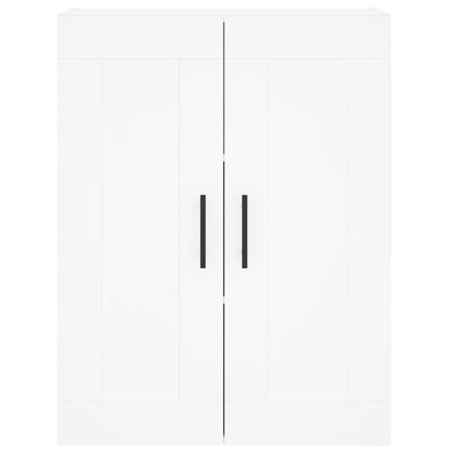 Highboard White 69,5x34x180 cm Engineered Wood
