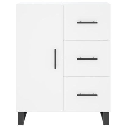 Highboard White 69,5x34x180 cm Engineered Wood