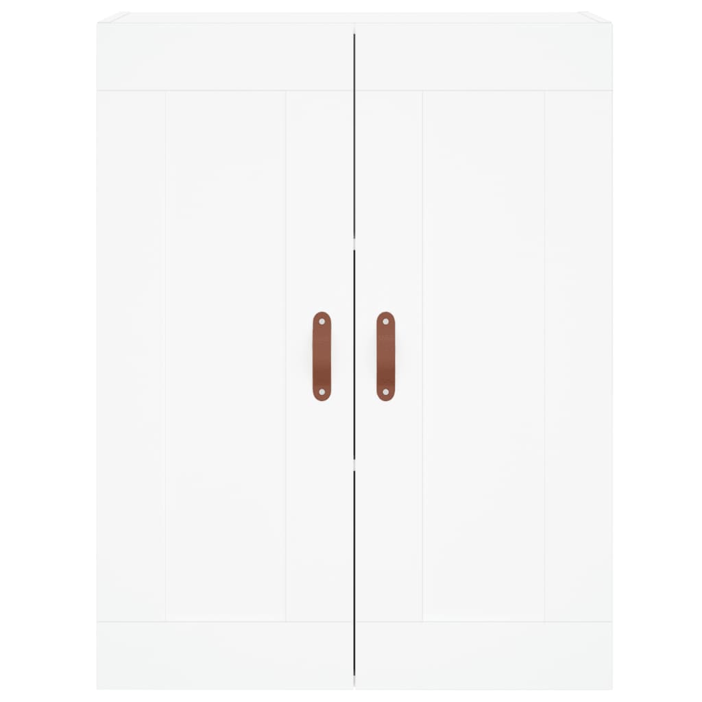 Highboard White 69.5x34x180 cm Engineered Wood