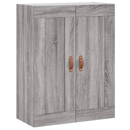 Highboard Grey Sonoma 69.5x34x180 cm Engineered Wood