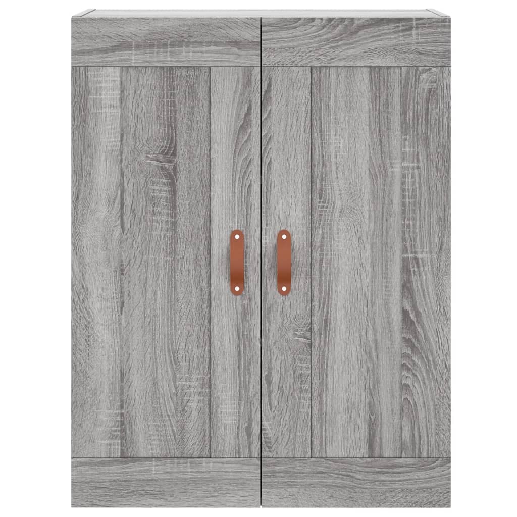 Highboard Grey Sonoma 69.5x34x180 cm Engineered Wood