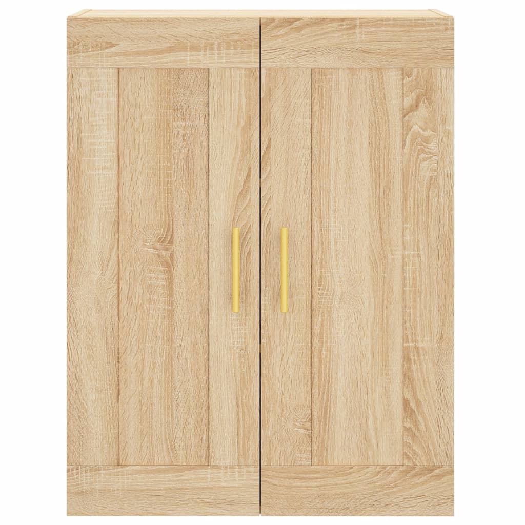 Highboard Sonoma Oak 69.5x34x180 cm Engineered Wood
