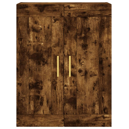 Highboard Smoked Oak 69,5x34x180 cm Engineered Wood