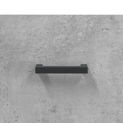Highboard Concrete Grey 69,5x34x180 cm Engineered Wood