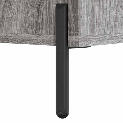 Highboard Grey Sonoma 69,5x34x180 cm Engineered Wood