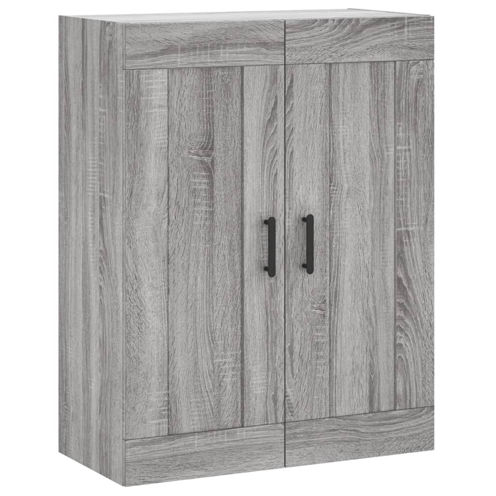 Highboard Grey Sonoma 69,5x34x180 cm Engineered Wood
