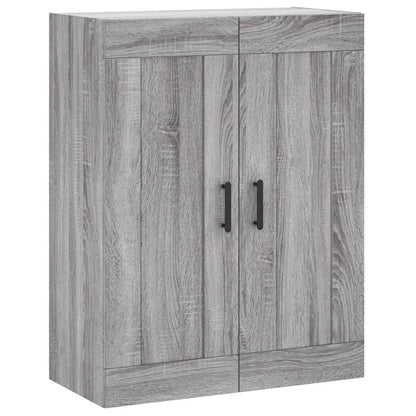 Highboard Grey Sonoma 69,5x34x180 cm Engineered Wood