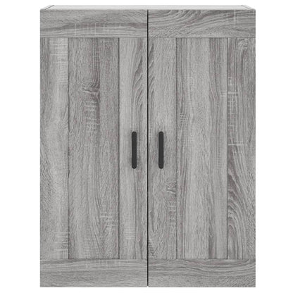 Highboard Grey Sonoma 69,5x34x180 cm Engineered Wood