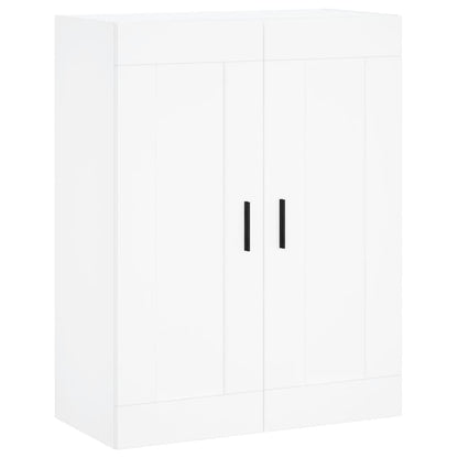 Highboard White 69,5x34x180 cm Engineered Wood