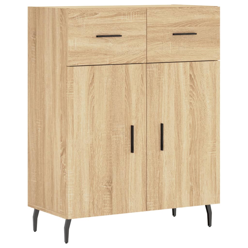 Highboard Sonoma Oak 69,5x34x180 cm Engineered Wood
