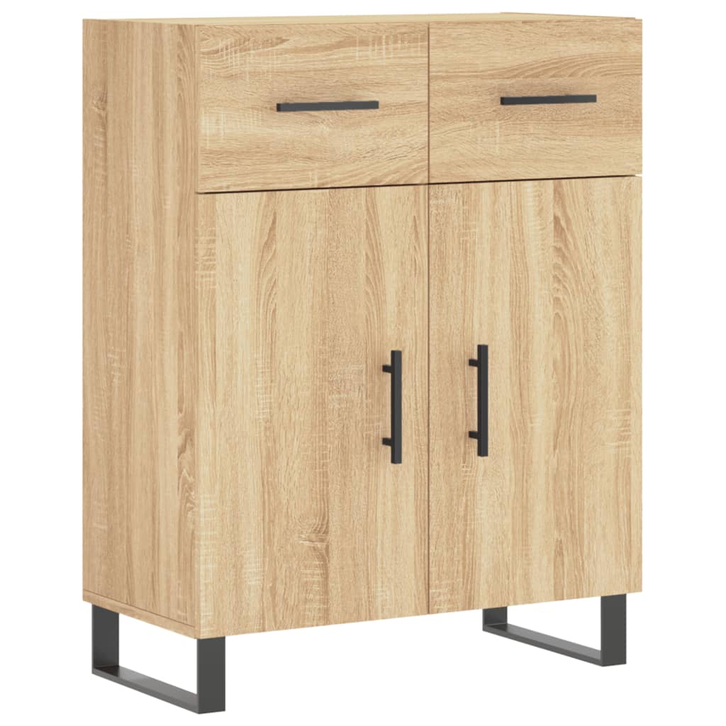 Highboard Sonoma Oak 69,5x34x180 cm Engineered Wood