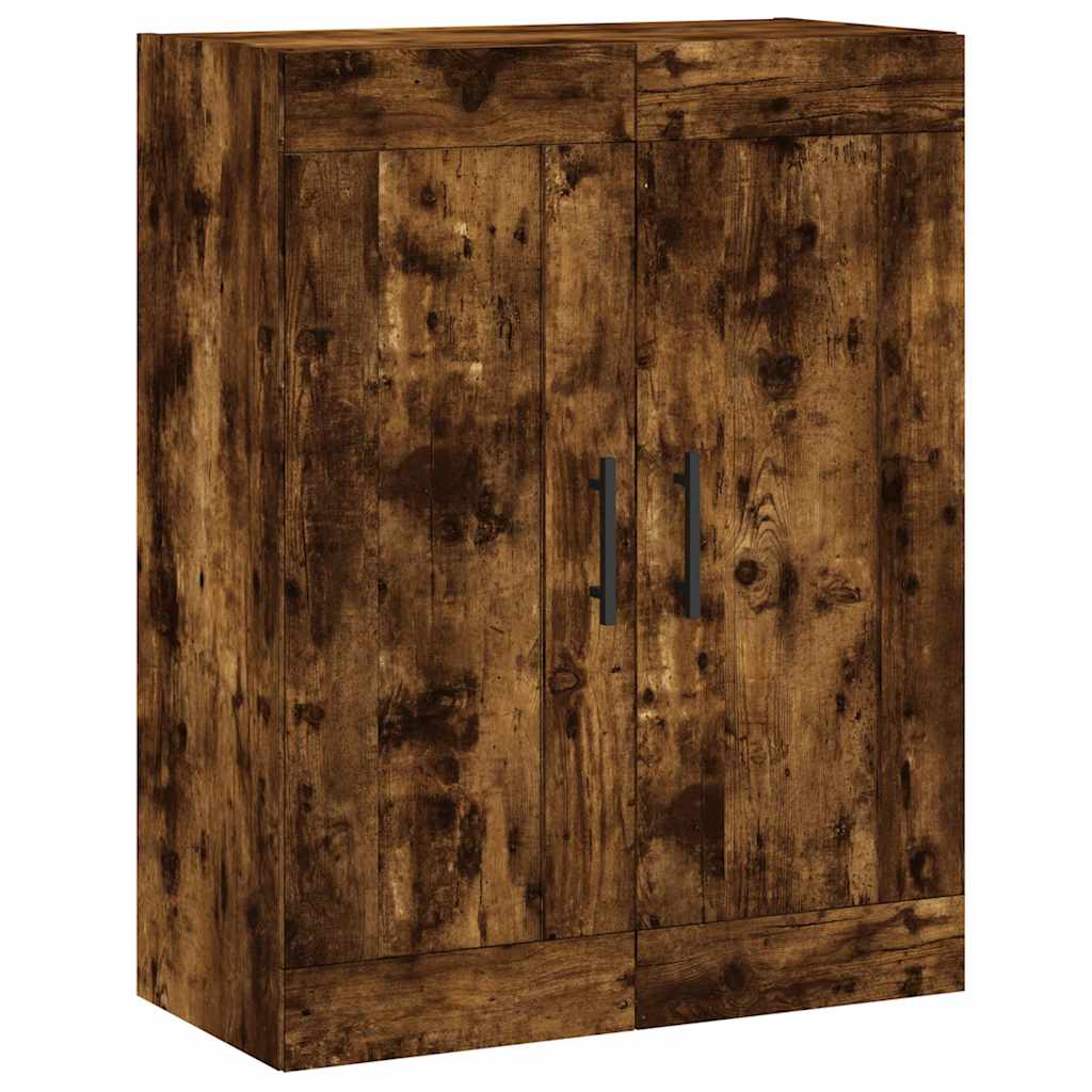 Highboard Smoked Oak 69,5x34x180 cm Engineered Wood