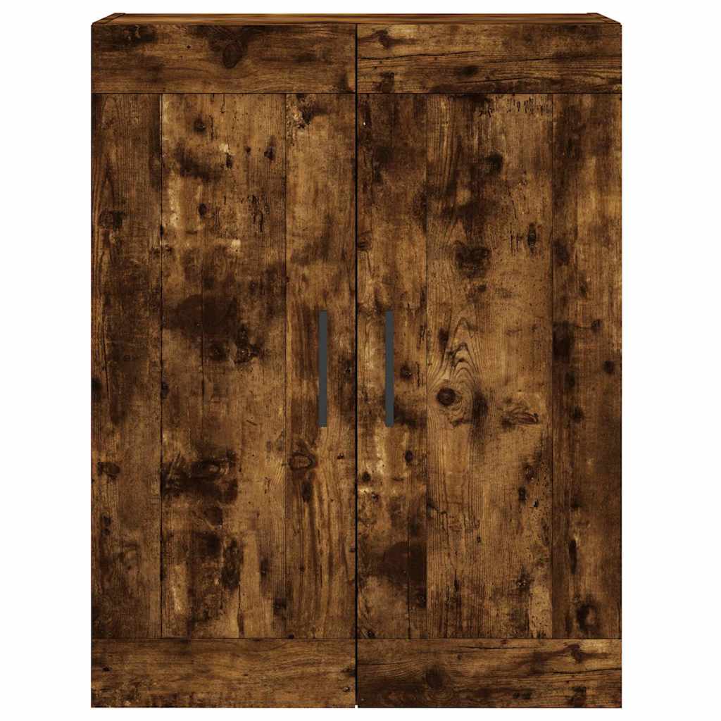 Highboard Smoked Oak 69,5x34x180 cm Engineered Wood
