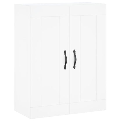 Highboard White 69,5x34x180 cm Engineered Wood