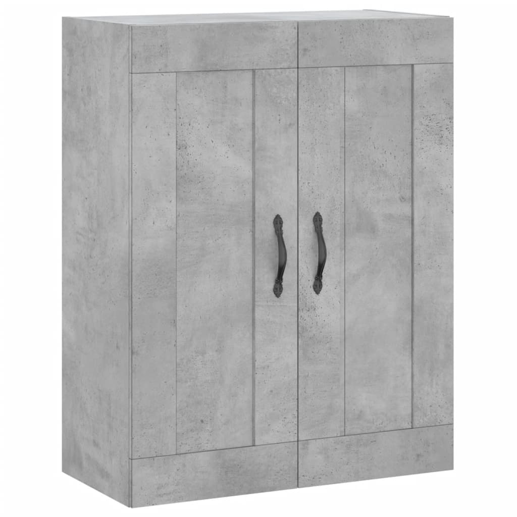 Highboard Concrete Grey 69,5x34x180 cm Engineered Wood