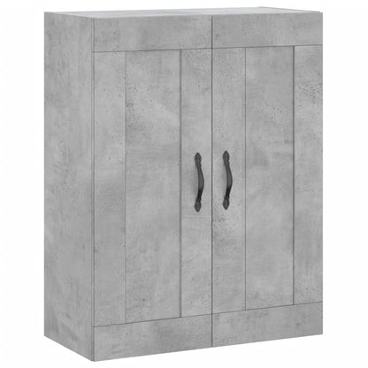 Highboard Concrete Grey 69,5x34x180 cm Engineered Wood
