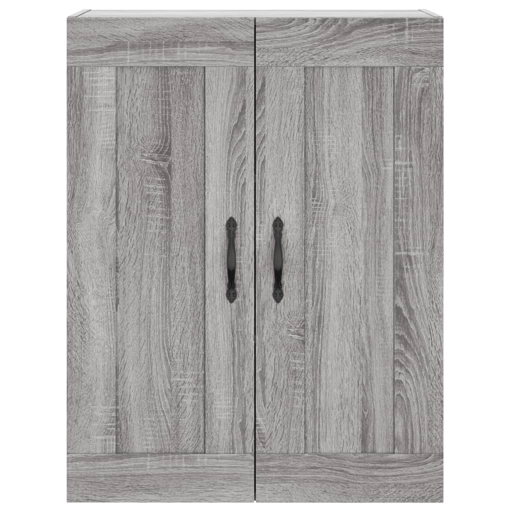 Highboard Grey Sonoma 69,5x34x180 cm Engineered Wood